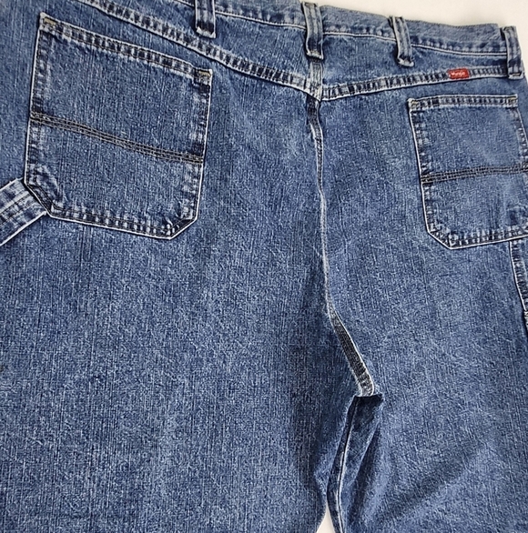 Wrangler Denim Carpenter Style Denim Shorts 100% Cotton. Size 46. - Picture 5 of 6